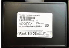 Samsung MZQL27T6HBLA-00B7C PM9A3 7.68Tb U.2 PCIe 4.0 x4 NVMe Datacenter SSD
