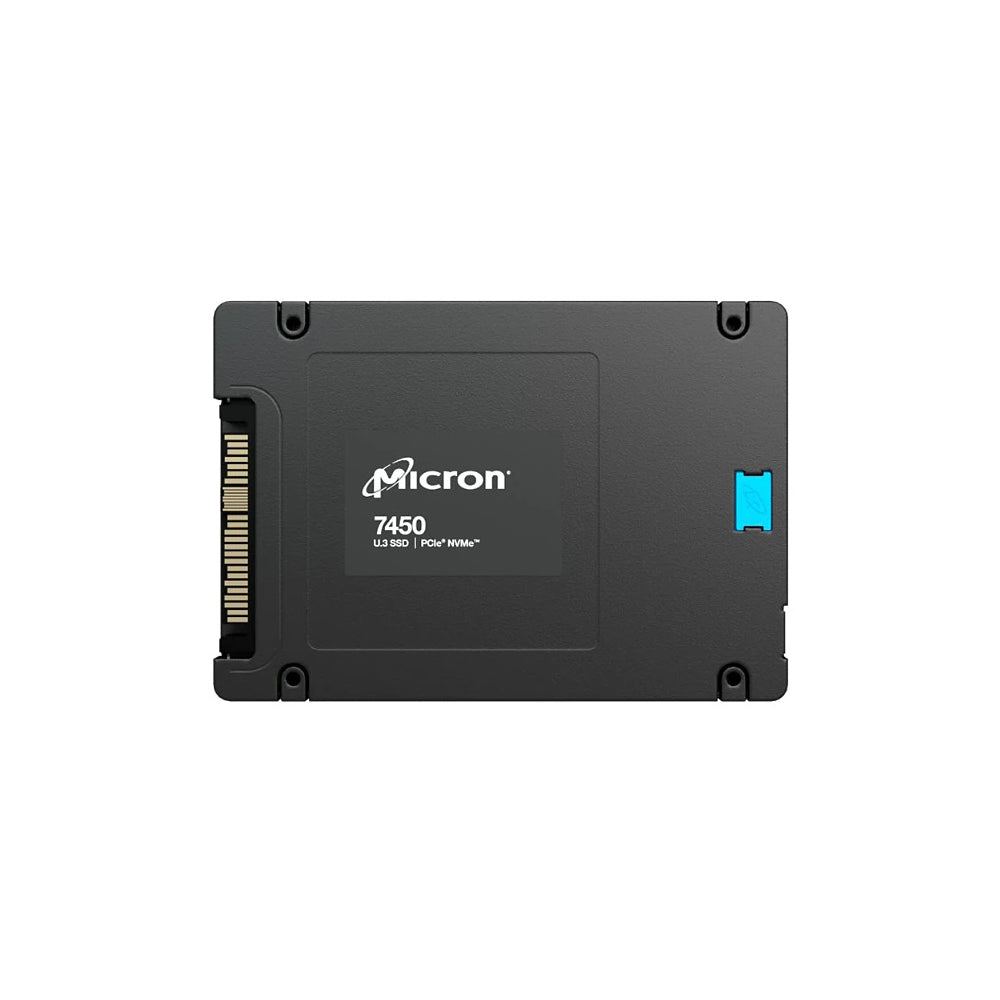 Micron 7450 Max 1.6TB PCI-E 4.0 x4 Enterprise U.3 SSD (15mm) - MTFDKCC1T6TFS-1BC1ZABYYR