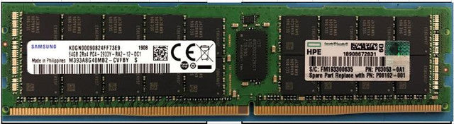 HPE P06192-001 64GB 2Rx4 DDR4-2933 CL21 ECC Reg LRDIMM Smart Memory