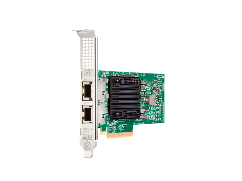 Image may differ from actual product HPE Ethernet 10Gb 2-port BASE-T BCM57416 Adapter HPE Ethernet 10Gb 2‑port BASE‑T BCM57416 Adapter