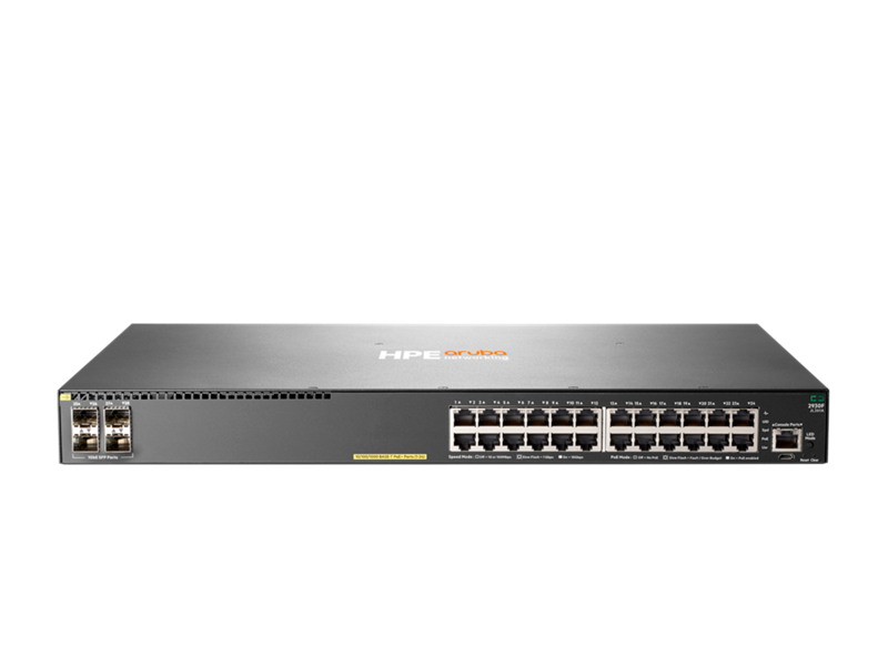 HPE Aruba Networking 2930F 24G PoE+ 4SFP Switch