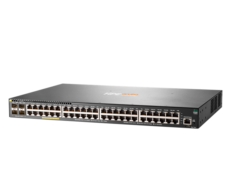 HPE Aruba Networking 2930F 48G PoE+ 4SFP+ Switch