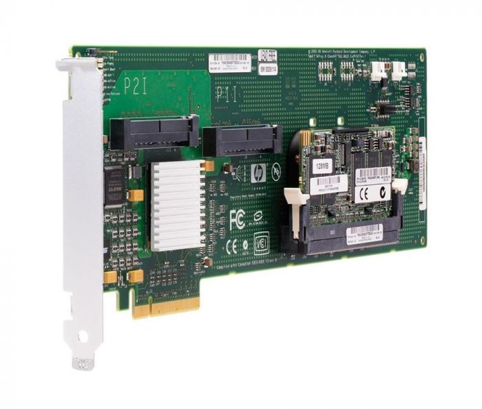 HP Smart Array E200 PCI-Express 8-Port Serial Attached SCSI / SAS RAID Controller Card with 128MB Cache Memory