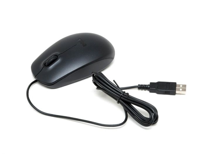Dell 3-Button Scroll USB Optical Mouse (Black)