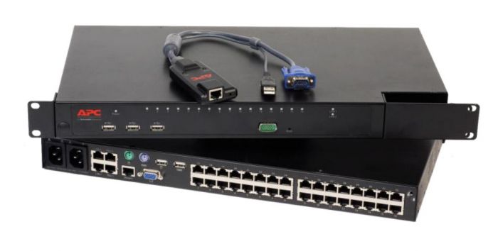 IBM 2X8 Local Console Manager - KVM Switch CAT5 - 8-Ports 2 Local USERS - 1 U - Rackmountable
