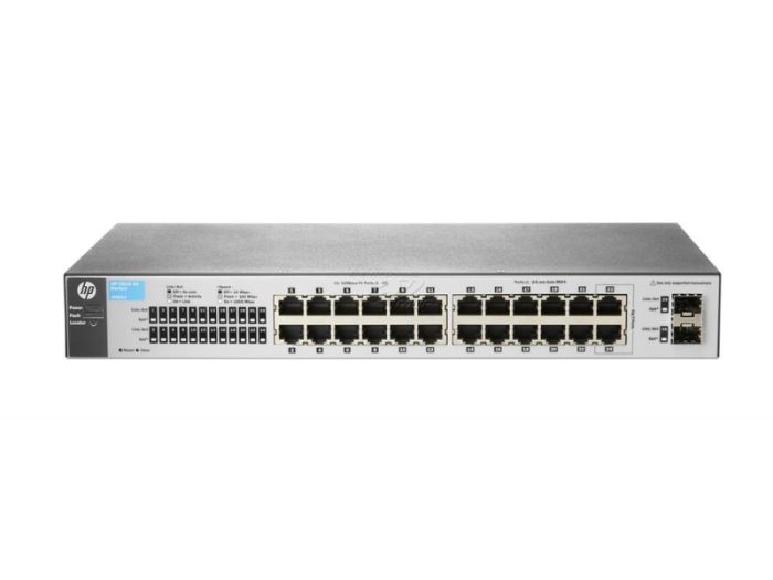 HPv2 24 x Ports RJ-45 + 22 x Ports 10/100Base-T + 2 Ethernet Ports & 2 Gigabit SFP Managed Gigabit Ethernet Switch