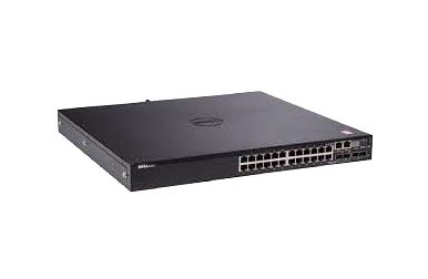 Dell EMC 24-Ports 10/100/1000 Layer-3 Managed Gigabit Ethernet Switch Rack-mountable with 2 x 10 Gigabit SFP+ Ports and 2 x 1GB SFP Combo Ports