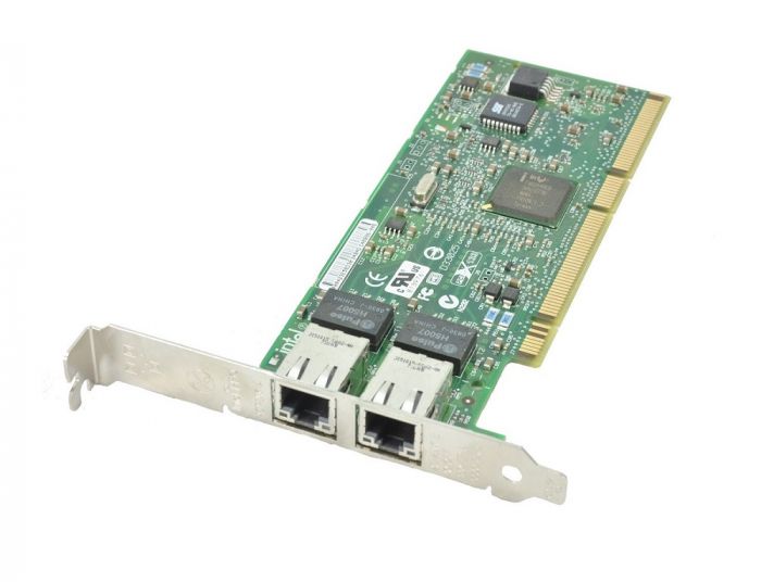 HP Nc7170 PCI-x Dual Port 1000t Gigabit Server Adapter Network Adapter PCI-x Hot-pluggable 133MHz 2 Ports (Full Height) Bracket.