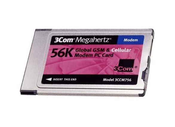 3Com Megahertz 56kb/s Global GSM and Cellular PC Card Modem