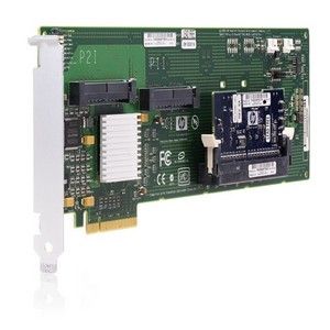 HP Smart Array E200 PCI-Express 8-Port Serial Attached SCSI/SAS RAID Controller Card with 128MB Cache Memory