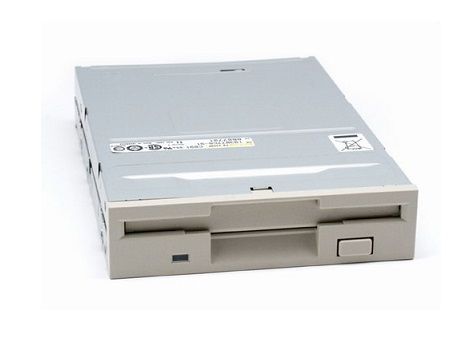 HP 1.44MB 3.5-inch Black Floppy Drive Assembly with Bezel