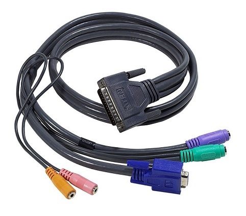 HP 6ft 1 x 4 PS2 KVM Console Cable