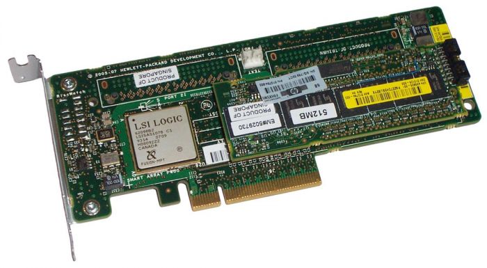 HP Smart Array P400 8-Port SAS PCI-Express RAID Controller Card with 512MB BBWC