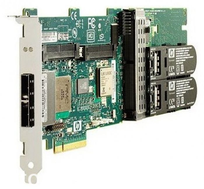 HP Smart Array P410/Zero Memory PCI-Express x8 Serial Attached SCSI / SAS 300Mb/s Low Profile RAID Storage Controller Card