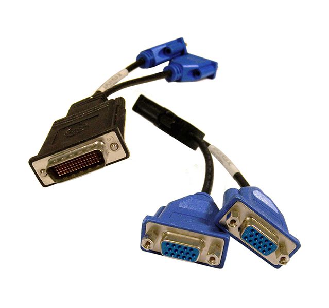 IBM DVI-LFH-M 60Pin to 2xVGA-F Cable
