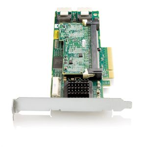 HP Smart Array P410 PCI-Express x8 Serial Attached SCSI (SAS) 300Mb/s Low Profile RAID Storage Controller Card