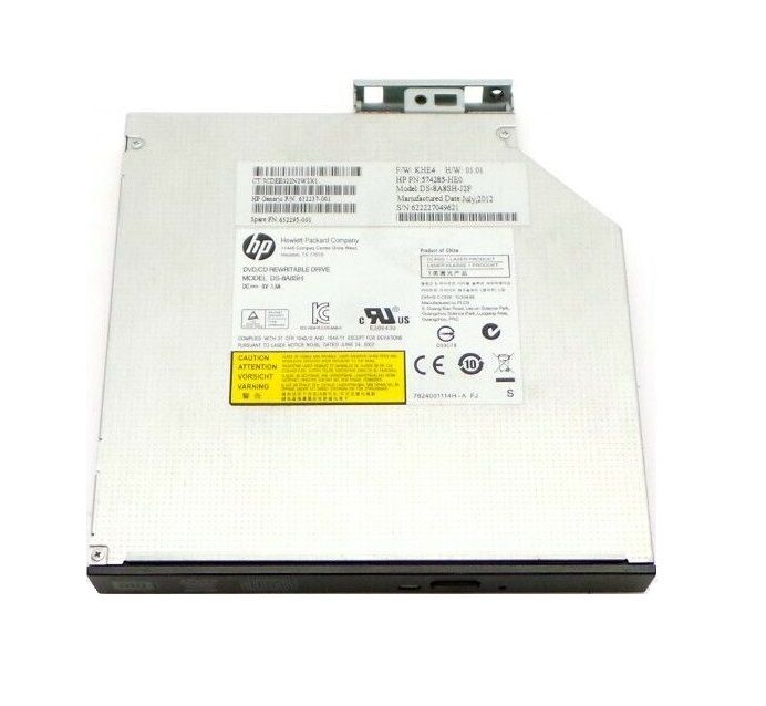HP 12.7MM Slim SATA 8X DVD-RW Optical Drive