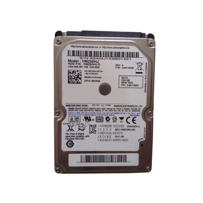 Dell 250GB 7200RPM SATA 2.5-inch Laptop Hard Drive for Latitude E6410 Hard Drive