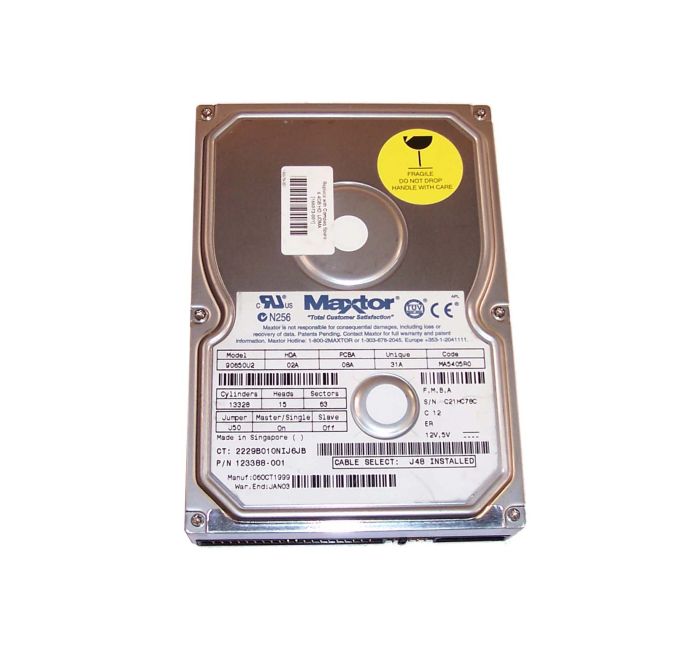 Maxtor DiamondMax 6800 6.5GB 5400RPM ATA-66 2MB Cache 3.5-inch Hard Drive