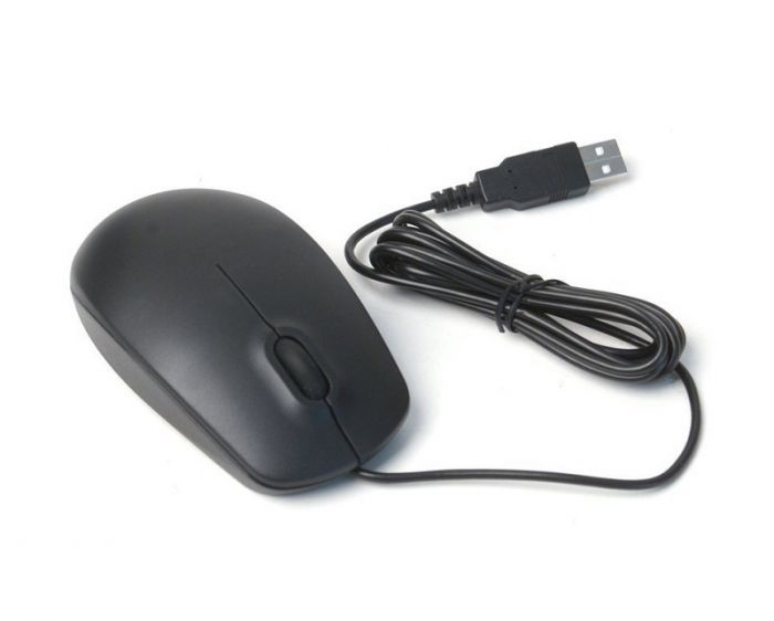 IBM 2-Buttons Sleek Wired PS/2 Mouse (Black)