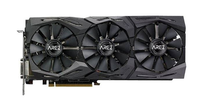 ASUS AREZ Strix AREZ-STRIX-RX580-T8G-GAMING Radeon RX 580 Graphic Card 1411MHz Core 1431MHz Boost Clock 8GB GDDR5 Triple Slot Space Required