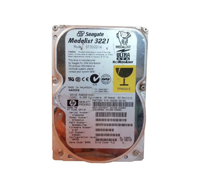 Seagate Medalist 3221 3.2GB 5400RPM ATA-33 128KB Cache 3.5-inch Hard Drive