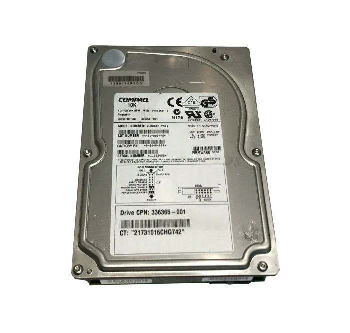 Seagate 4GB 10000RPM Wide Ultra2 SCSI 3.5-inch Hard Drive
