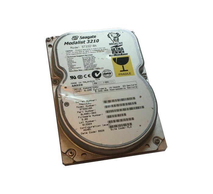 Seagate Medalist 3210 3.2GB 5400RPM ATA-33 256KB Cache 3.5-inch Hard Drive