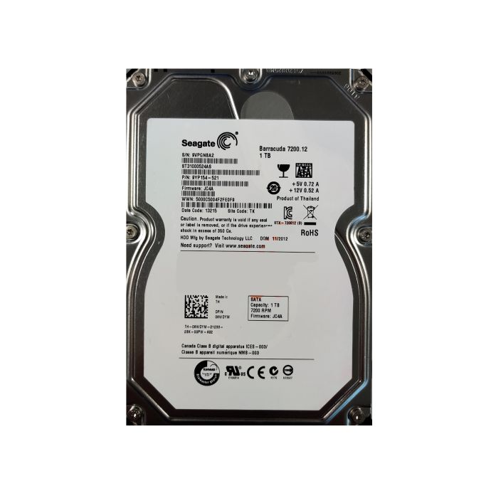 Seagate 1TB 7200RPM SATA 6Gb/s 3.5-inch Hard Drive