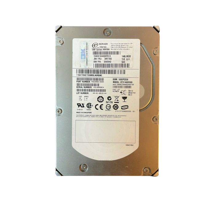 Seagate 146GB 15000RPM SAS 3Gb/s 3.5-inch Hard Drive