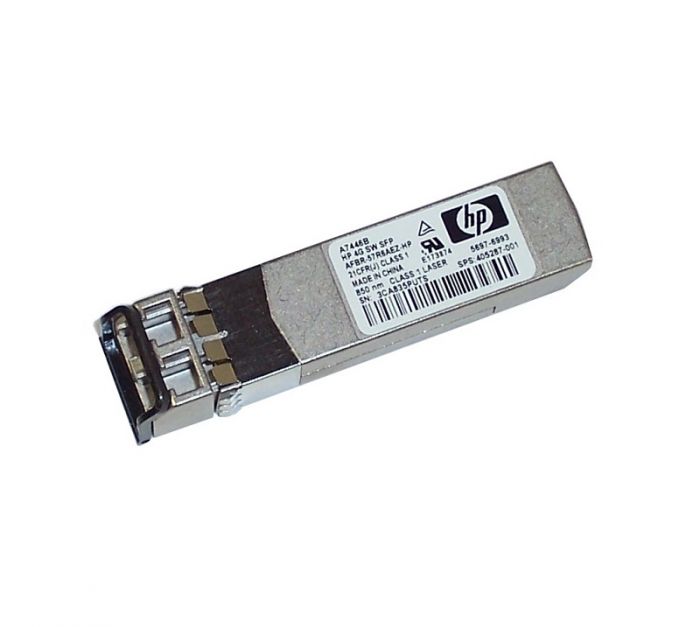 HP 4GB SFP mini-Gbic Short Wave Single Pack Fiber Channel Transceiver Module for Brocade Switch