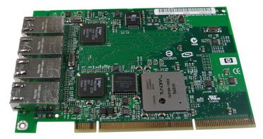 HP PCI-X 4-Port 1000Base-T Gigabit Ethernet Adapter PCI-X 4 x RJ-45 10/100/1000Base-T