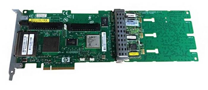 HP 512MB ECC DDR2 PCI Express Up to 300Mb/s 2 x Mini-SAS SAS 300 Serial Attached SCSI External 2 x SFF SAS RAID Controller