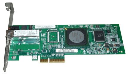 HP StorageWorks FC1142SR Single Port Fibre Channel 4Gb/s PCI-Express x4 Ethernet Host Bus Adapter