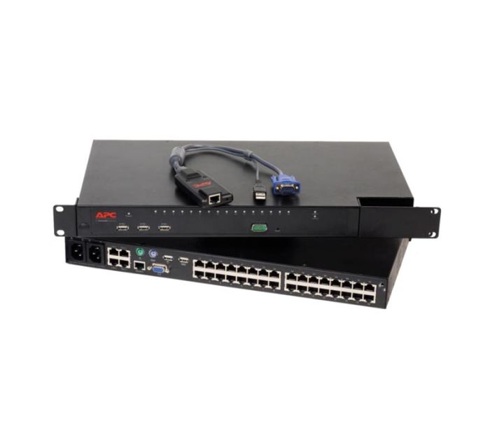 HP 8-Ports (0 X 2 X 8) Rack Mountable Server Console KVM Switch