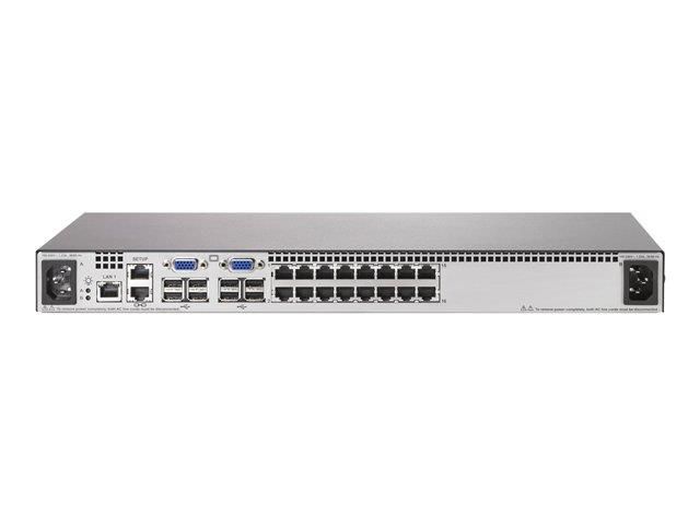 HP Ip Console G2 Switch with Virtual Media and Cac 1x1ex8 Kvm Switch 8 Ports Usb Cascadable