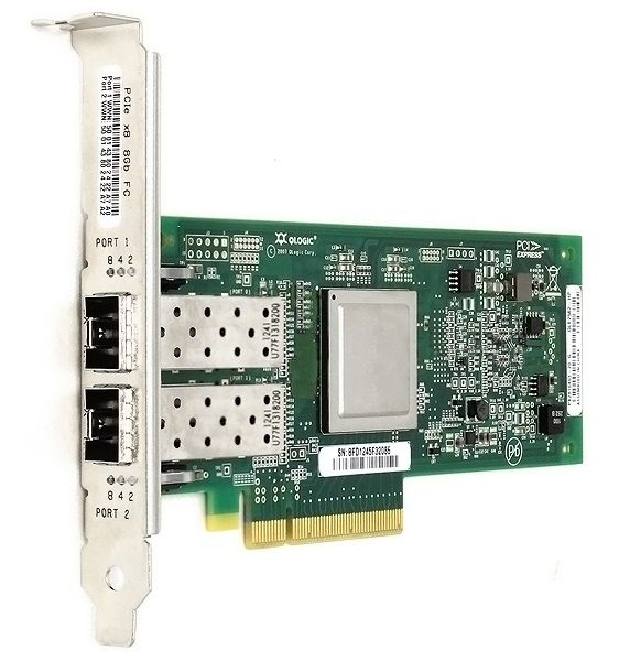 HP StorageWorks 82Q Dual Port Fibre Channel 8Gb/s PCI-Express Host Bus Adapter