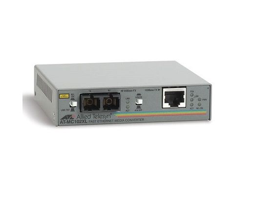 Allied Telesis 100Base-TX Fast Ethernet Media Converter