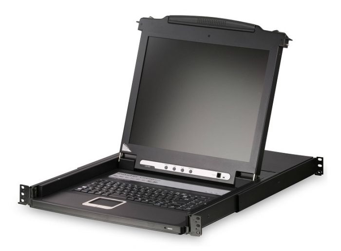 HP TFT7600 G2 Rack-Mount KVM Console with Monitor and German Keyboard