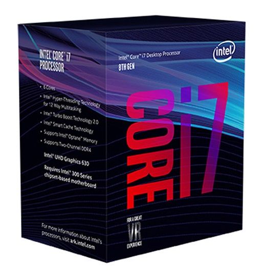 Intel Core i7-8700 6-Core 3.20GHz 8GT/s DMI3 12MB L3 Cache Socket 1151 Processor
