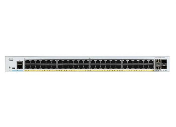 Cisco Catalyst 1000-48FP POE+ 48 x Ports 10/100/1000Base-T + 4 x SFP Uplink Layer 2 Managed Gigabit Ethernet Switch