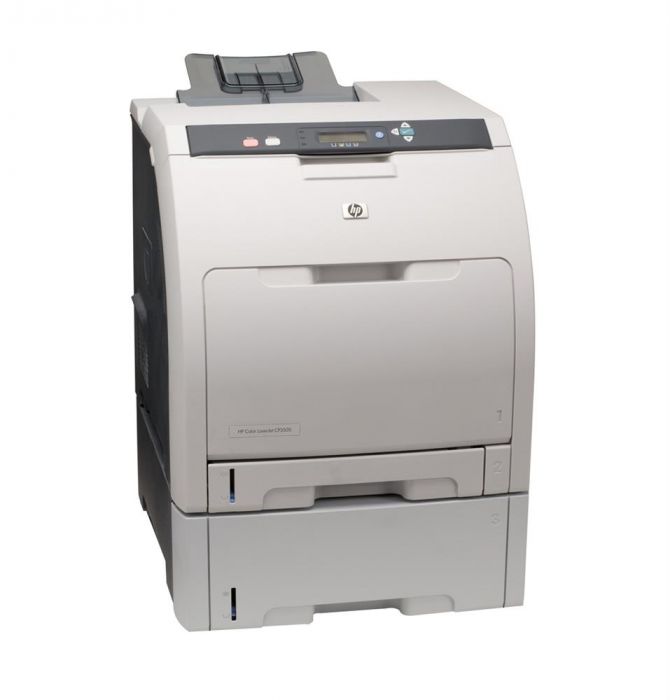 HP Color LaserJet CP3505 Laser Printer 21ppm 350-Sheets 1200dpi x 600dpi USB 465Watt Power Consumption
