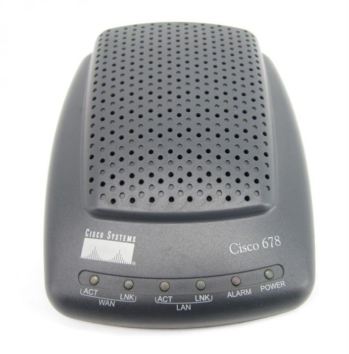Cisco 678 10/100Mbps Ethernet ADSL Router with Power Adapter