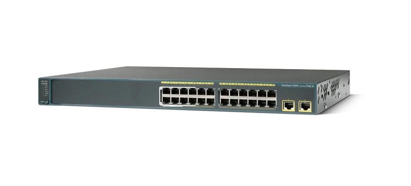 Cisco Catalyst 2960-24tt Switch 24-Port 10/100 + Dual-port 1000bt Uplink