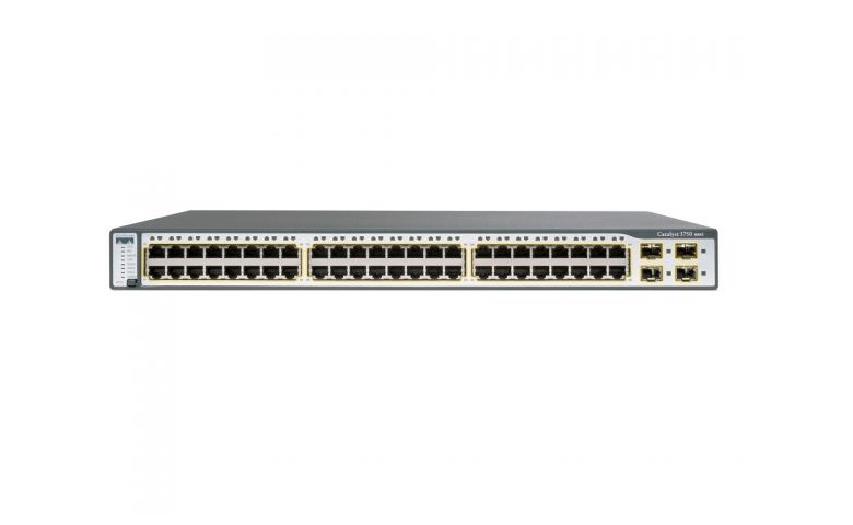 Cisco Catalyst 3750 Switch 24-Port 10/100 2 SFP Enhanced Multilayer Image (emi)