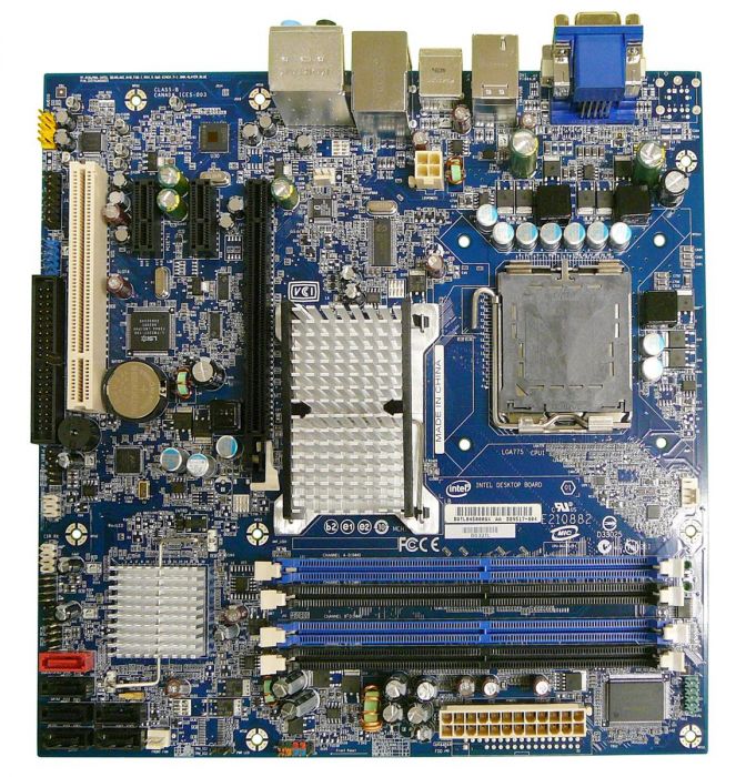 Intel DG33TL Motherboard LGA775 Socket 1333MHz FSB 8GB (MAX) DDR2