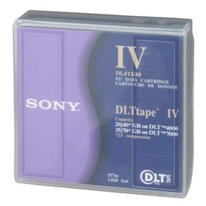 Sony DLTtape IV Data Cartridge - DLT DLTtapeIV - 40GB (Native) / 80GB (Compressed) - 1 Pack