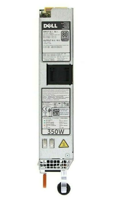 Dell 350-Watts 100-240V Redundant Hot Swap 80-plus Platinum Power Supply for PowerEdge R320 R420