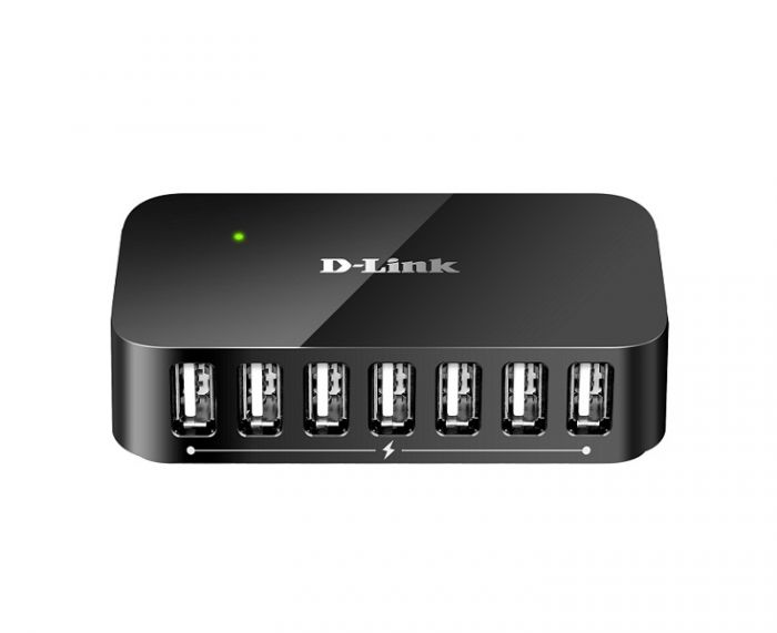 D-Link DUB-H7 7-Port High Speed USB 2.0 Hub with 480Mbps Data Transfer