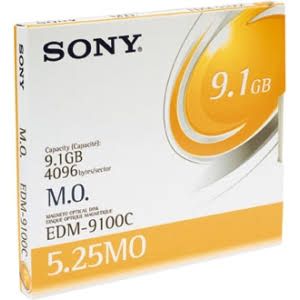 Sony 5.25 Magneto Optical Media - Rewritable - 9.1GB - 14x